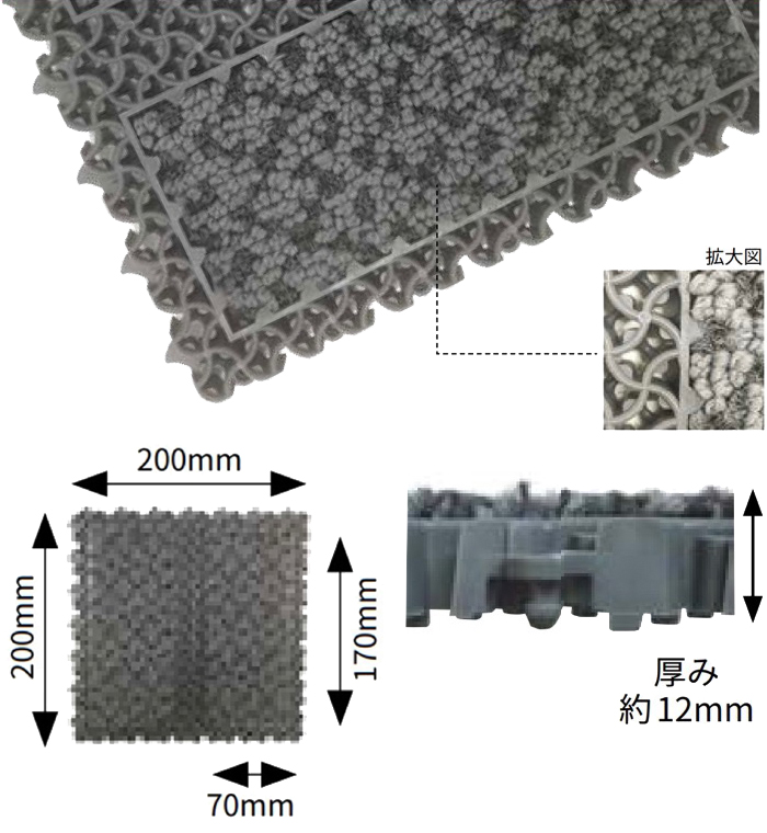 3M™ ノーマッド™ ミニモジュラーマット 9200