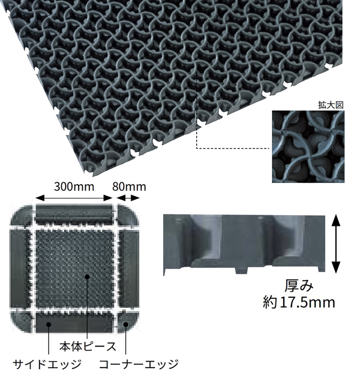 3M™ ノーマッド™ モジュラーマット 8300