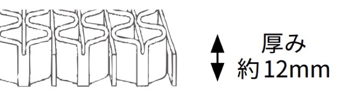 3M™ セーフ・ティーグ™ マット 断面図